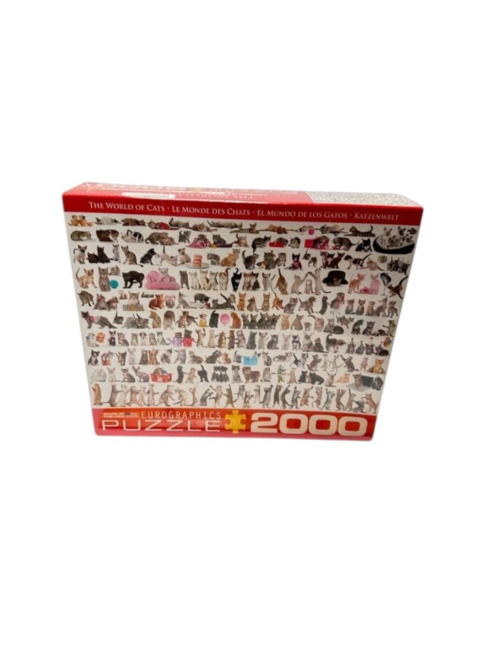 Eurographics World of CATS Jigsaw Puzzle 2000 Pieces New